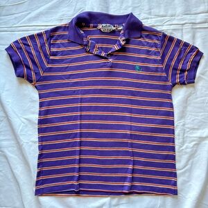 Hi-Rollers Vintage Striped Polo Tee